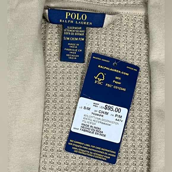 New POLO Robe Sz S/M - Picture 2 of 9